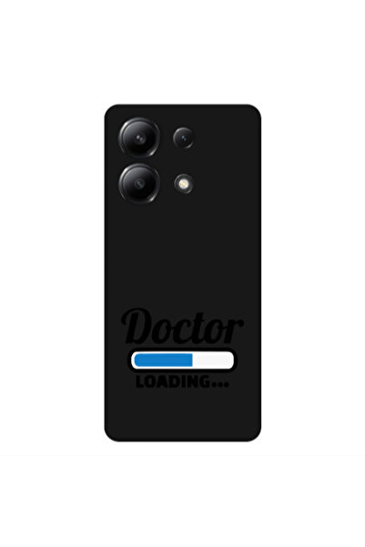 Other Xiaomi Redmi Note 13 4G Doctor Loading Black Colored Silicone TPU Θήκη