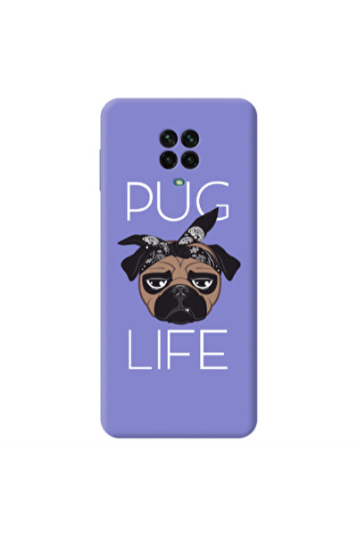 Other Xiaomi Redmi Note 9 Pro Pug Life Purple Colored Silicone TPU Θήκη