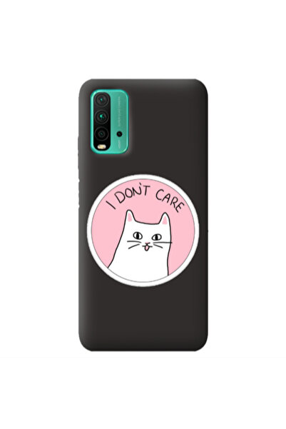 Other Xiaomi Poco M3 I dont Care Black Colored Silicone TPU Θήκη