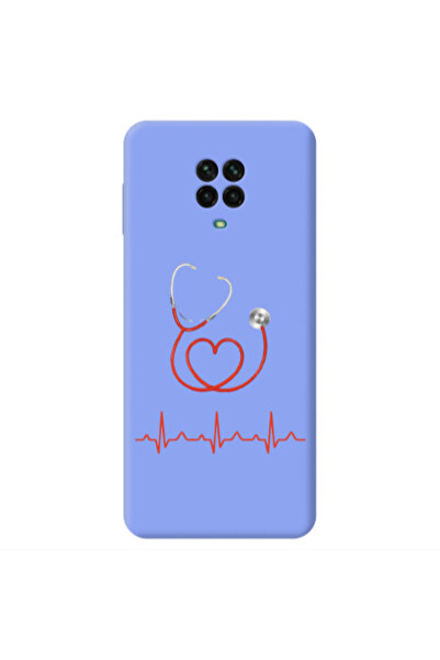 Other Xiaomi Redmi Note 9 Pro Stethoscope Light Purple Colored Silicone TPU Θήκη