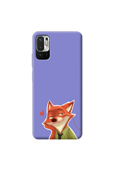 Other Xiaomi Redmi Note 10 Pro 5G Valentines 15 Purple Colored Silicone TPU Θήκη