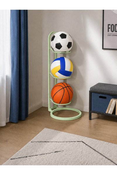 df doffo.com.tr creative furniture designs 3-Shelf Ball Basket Multi-Tier Bal...