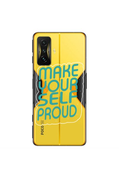 Other Xiaomi Poco F4 Gt Make Your Self Proud Transparent Silicone TPU Θήκη