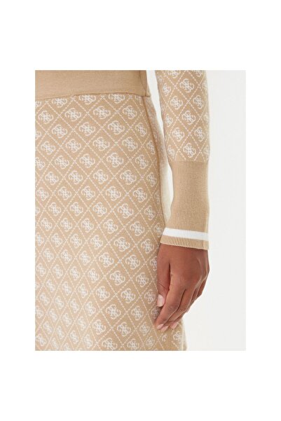 Guess Pulover de damă W5BR24Z3JD2 Bej