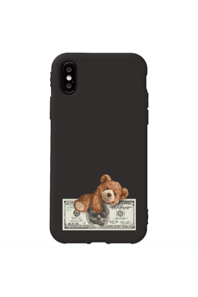Other Apple iPhone X Money Style Black Colored Silicone TPU Θήκη