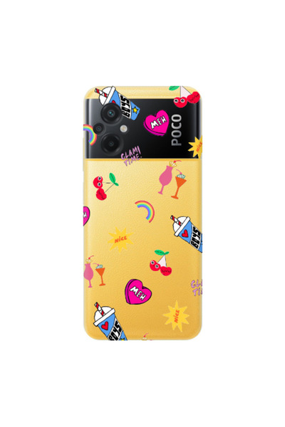 Other Xiaomi Poco M5 glam time Transparent Silicone TPU Θήκη