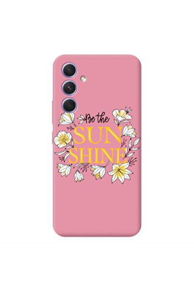 Other Samsung A35 Sun Shine Pink Colored Silicone TPU Θήκη