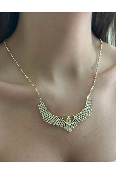 BYYEŞO Angel Wing Design Necklace (Steel)