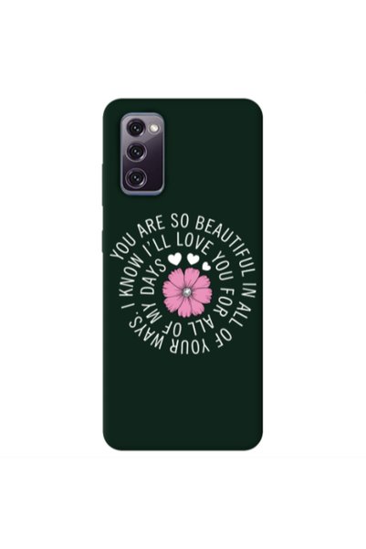 Other Samsung S20 FE Your Ways Dark Green Colored Silicone TPU Θήκη