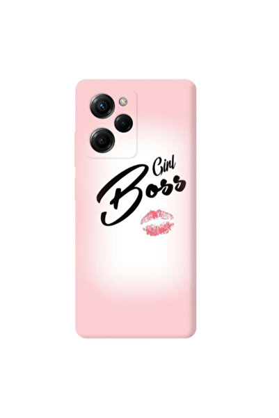 Other Xiaomi Poco X5 Pro Girl boss kiss Transparent Silicone TPU Θήκη