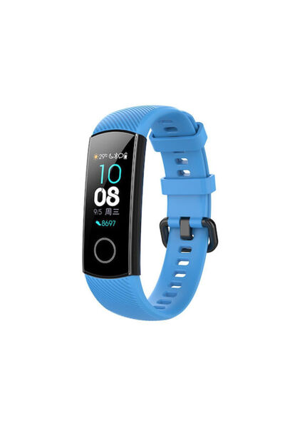 OEM Λουράκι Σιλικόνης Huawei Honor Band 4 5 95.6mm +124.8mm Ανοιχτό Μπλε
