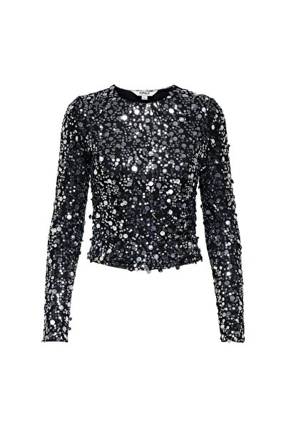 ONLY Bluză de damă 15358382 Negru