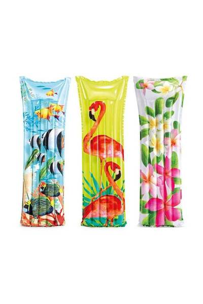 Intex Fashion Inflatable Floating Mats Assortment Color May Vary 183x69cm