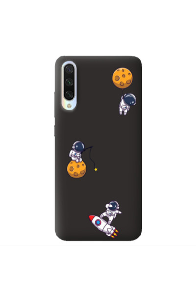 Other Xiaomi Mi 9 Lite Cute astronauts Black Colored Silicone TPU Θήκη