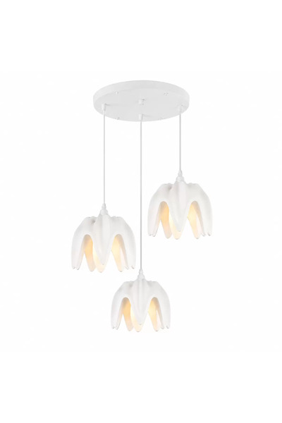 TIGEA Accessories SİRİUS Beton Görünümlü 3'lü Sarkıt Avize | Modern Salon & O...