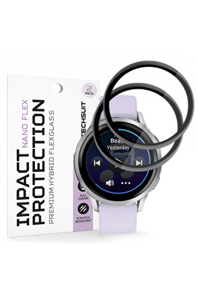 Techsuit Folie Protectie Nano Flex pentru Garmin Venu 4 41mm, Set 2 bucati, P...