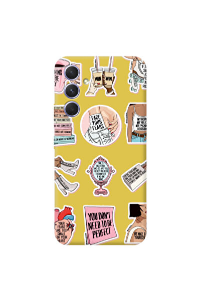 Other Samsung A35 Everything will be okay Yellow Colored Silicone TPU Θήκη