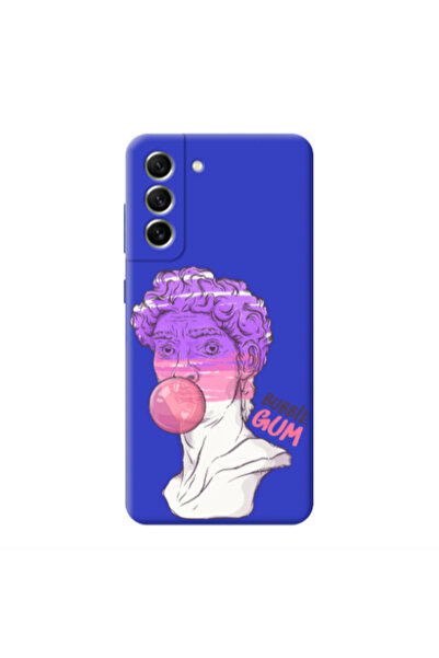 Other Samsung S21 Pin Bubble Blue Colored Silicone TPU Θήκη