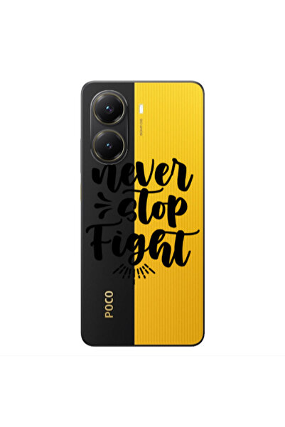 Other Xiaomi Poco X7 Pro Never stop fight Transparent Silicone TPU Θήκη