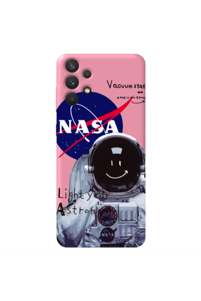 Other Samsung A32 4G Vacuum State Pink Colored Silicone TPU Θήκη