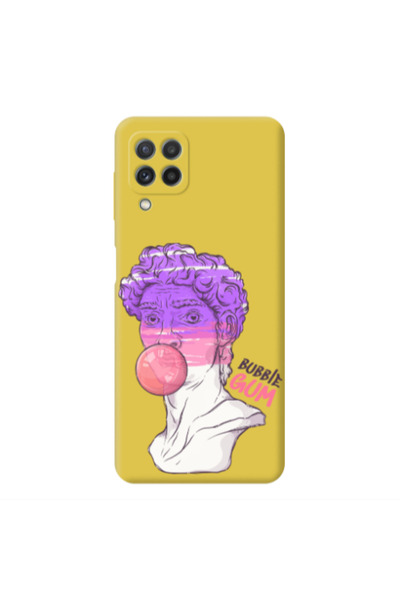 Other Samsung A22 4G Pin Bubble Yellow Colored Silicone TPU Θήκη