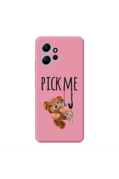 Other Xiaomi Redmi Note 12 4G Pick me Pink Colored Silicone TPU Θήκη