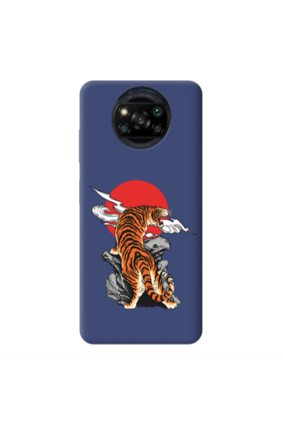 Other Xiaomi Poco X3 /X3 Pro Angry Gorilla Dark blue Colored Silicone TPU Θήκη
