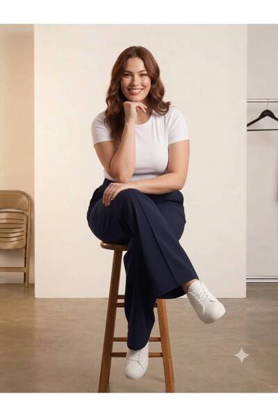 Vinola Plus Size Lycra Modal Fabric Pants with Pockets