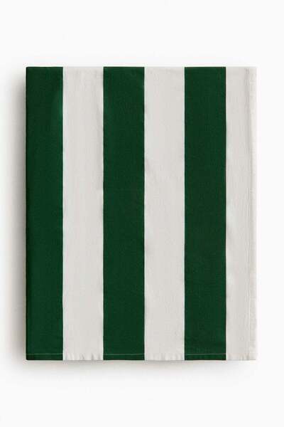 H&M Striped cotton tablecloth
