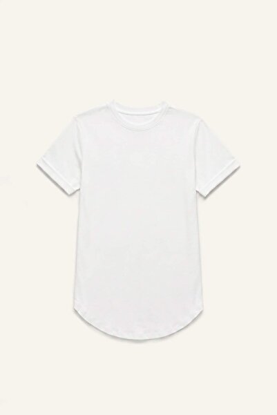 DeFacto Long Fit Crew Neck Short Sleeve Basic Black T-Shirt I3117Ax26Hs