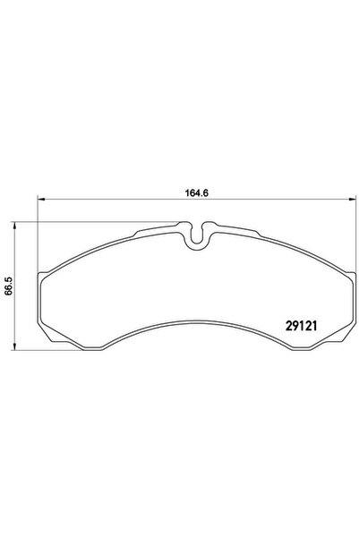 Brembo Placute Frana Fata/Spate Iveco Daily I Daily Ii Daily Iii Daily Iv Dai...
