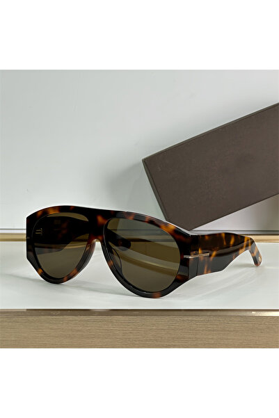 Choice leoprad brown Fashion Oversized Pilot Sunglasses Women Men Luxury Bran...