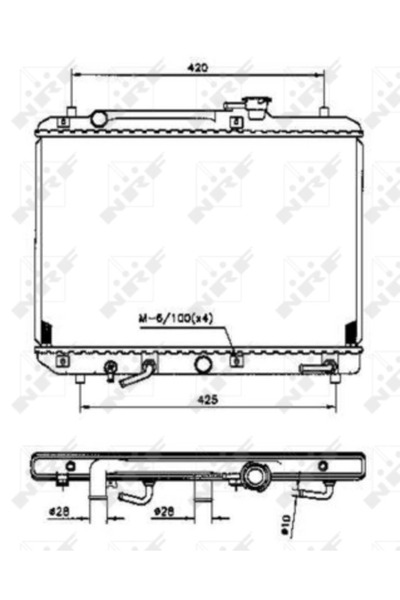 NRF Radiator Racire Motor SUZUKI BALENO
