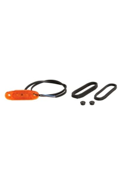 WAS Lampa Gabarit Dreapta/Stanga Forma: Oval Portocaliu Led Negru in Relief L...