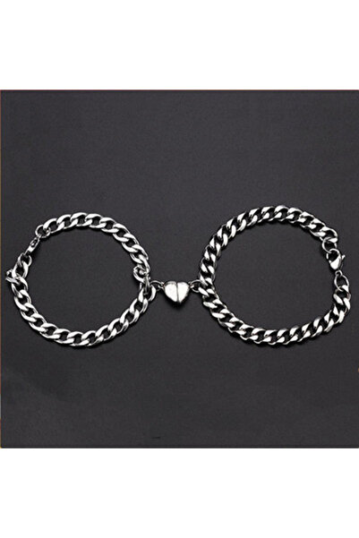 Choice Heart Couple Magnetic Buckle Bracelet Design Creative Chain Style Vale...