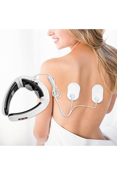 Ayawaska Aparat de masajul cervical cu impulsuri electromagnetice, 2 electroz...