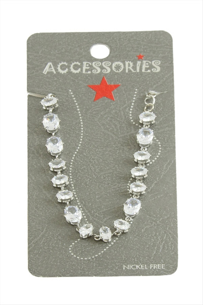 Generic Brand Savoroski Zircon Stone Anklet