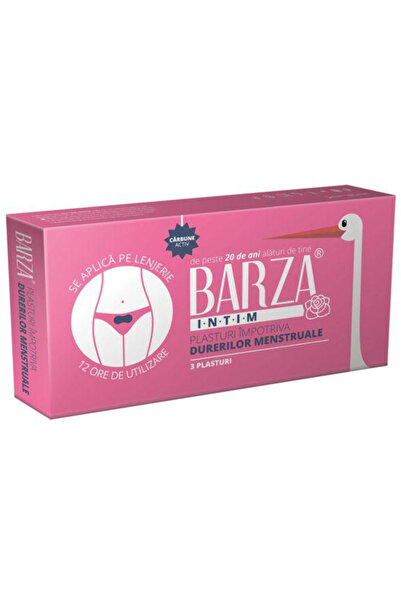 Barza Plasturi impotriva durerilor menstruale, Barza, 3 buc