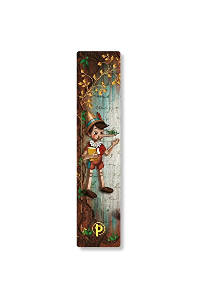 Paperblanks Semn de carte/marcator Pinocchio, imprimat texturat, licentiat, m...