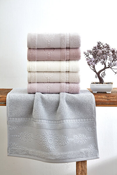 sarra 50X90 Comfort 6-Piece Towel - Lotus V2