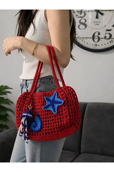 elemeğiürünler Bag Sea-Themed Summer Bag