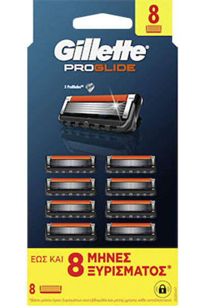 Gillette | ProGlide Ανταλλακτικές Κεφαλές Ξυριστικής Μηχανής | 8τμχ