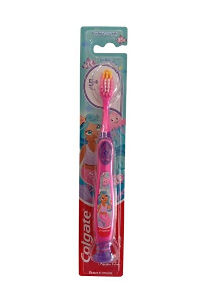 Colgate Pembe Deniz Kızı Çocuk Diş Fırçası 5+ Yaş Ekstra Yumuşak Kıllı