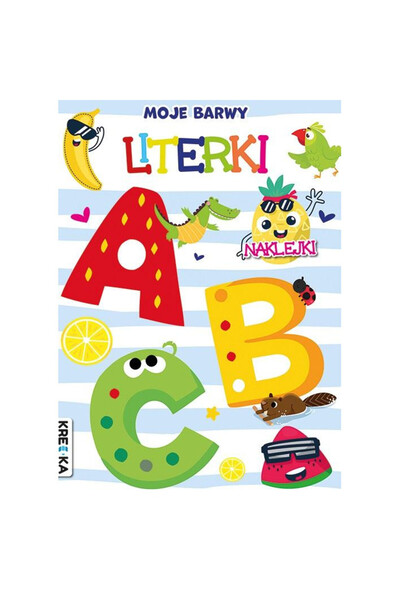 OEM Carte de colorat Kredka Moje barwy Literki, cu abtibilduri, 16 pagini, Mu...