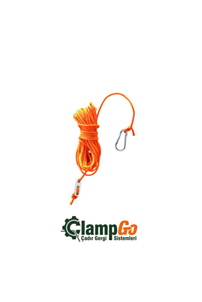 ClampGo Çadır Gergi Sistemleri 10 Metre 3mm İskota Halatı - Çadır, Branda, Te...