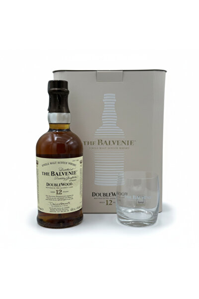 Balvenie Pachet Cadou Whisky Doublewood 12 ani + Pahar 40%, 0.7L