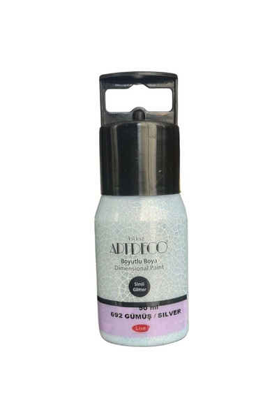 Artdeco Simli Boyutlu Boya 50ml Gümüş 692