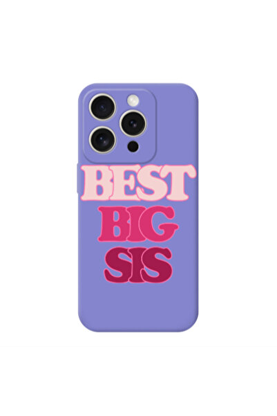 Other Apple iPhone 15 Pro Be Creative Purple Colored Silicone TPU Θήκη