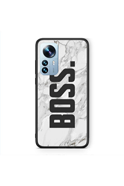 Other Xiaomi Mi 12 Pro Marble Boss Black Glossy Θήκη