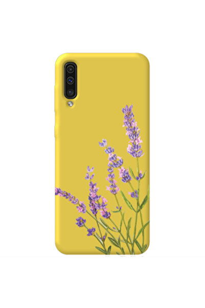 Other Samsung A70 Flowers 8 Yellow Colored Silicone TPU Θήκη